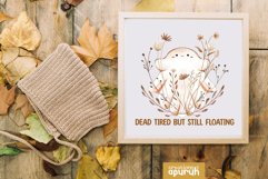 Cute Ghost Floral Pun Funny Quotes Sublimation 01 Product Image 2