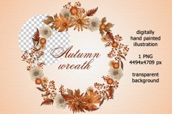 Vintage Autumn Wreath Product Image 1