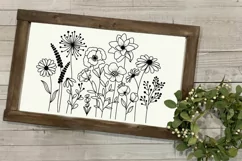 Wildflower Blooms Svg, Flower Svg, Blooming Flowers Svg Product Image 5