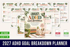 # 2027 ADHD Goal Breakdown Planner Product Image 1