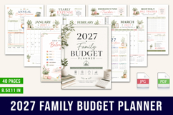 2027 Family Budget Planner Product Image 1