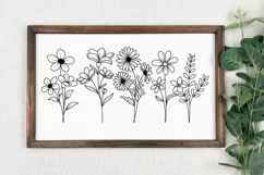Flowers Svg Wildflower Svg Flower Svg Product Image 4