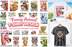 Sarcastic Funny Animal Sublimation Product Image 1