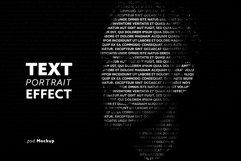 Text Portrait Effect Product Image 1