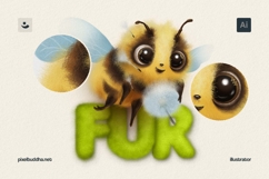 Fur Brushes for Illustrator Product Image 1