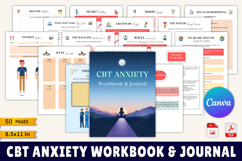 CBT Anxiety Workbook &amp; Journal Product Image 1