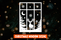 8 Christmas Window decal SVG, Christmas Window Display SVG Product Image 2