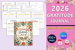 2026 Gratitude Journal canva Product Image 1