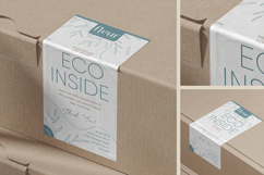 Corner Box Sticker Mockup Product Image 1