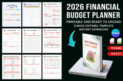 2026 Financial Budget Planner Product Image 1