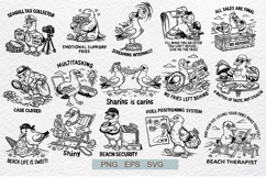 Funny Seagull Clipart Bundle Product Image 1