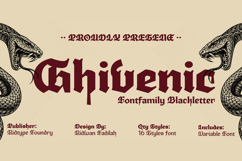 Ghivenic Font Family Product Image 2