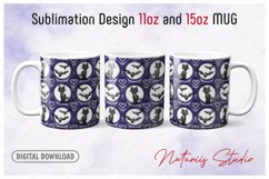 3D Inflated Puffy Halloween Pattern for 11oz - 15oz MUG Product Image 1