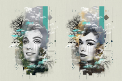 Abstract Portrait Double Exposure Clouds Photo Effect Product Image 7