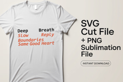 4x Inspirational Quotes Rest Count Soft Myself SVG Cut Files Product Image 2