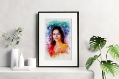 Portrait Watercolor Splash Art Product Image 2