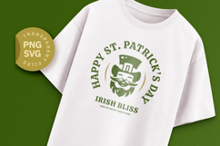 Happy St. Patrick's Day Leprechaun SVG Product Image 1