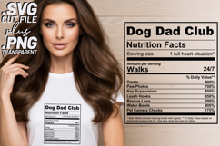 4x Funny Quotes Dog Dad Club Energy Mode Mood SVG Cut Files Product Image 2