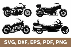 Motorcycle svg, motorbike svg, bike svg, Cricut, Silhouette Product Image 1