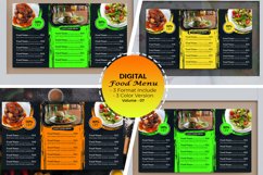 Digital Food Menu Design Template Product Image 1