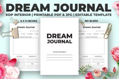 Dream Journal KDP Interior Product Image 1