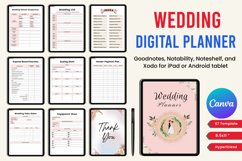 Digital Wedding Planner Canva Interior Product Image 1