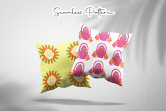 Cute Easter Bunny Carrot Seamless Pattern Product Image 2