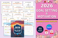2026 Goal Setting &amp; Motivation Planner Product Image 1