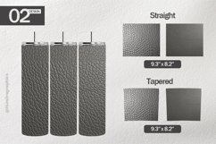 Leather Tumbler Wrap| Tumbler Sublimation Wrap Product Image 1