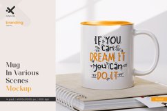 Mug In Various Scenes Mockup Product Image 1