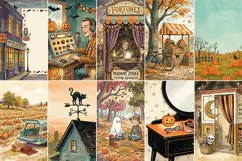 Retro Halloween Junk Journal Digital Kit| Junk Journal Product Image 2