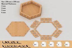 Tray SVG Files, 3mm, 4mm, 5mm, 6mm laser cut files 105 Product Image 1