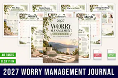 2027 Worry Management Journal Product Image 1