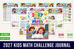 2027 Kids Math Challenge Journal Product Image 1