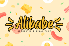 Alibabe - Authentic Display Font Product Image 1