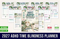 2027 ADHD Time Blindness Planner Product Image 1
