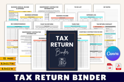 Tax Binder kdp interior Product Image 1