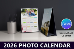 2026 Photo Calendar Monday &amp; Sunday Product Image 1
