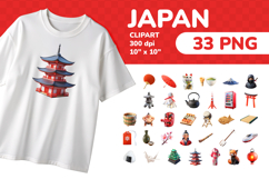 Japan PNG Clipart Set 33 Items for Sublimation and Print Product Image 1