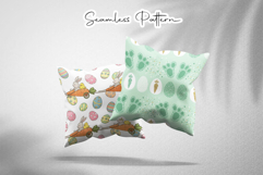 Cute Easter Bunny Egg Seamless Pattern Product Image 2