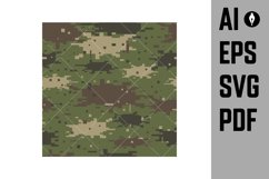 Camouflage pattern. Design element for poster, clothes decor Product Image 1