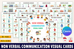Non Verbal Communication Visual Cards Product Image 1