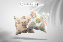 Cute Easter Bunny Egg Seamless Pattern Product Image 2