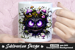 Purple Forest Monster Clipart Sublimation PNG Product Image 1
