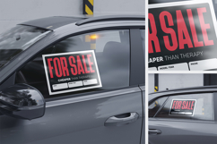 Car For Sale Sign Mockup Product Image 1