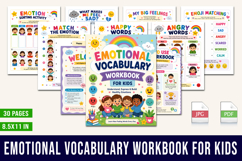 Emotional Vocabulary Workbook for Kids Product Image 1