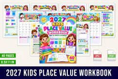 2027 Kids Place Value Workbook Product Image 1