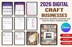 2026 Digital Planner for Craft Product Image 1