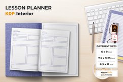 Lesson Planner, KDP Interior Template Product Image 1
