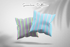 Bright Rainbow Stripe Seamless Digital Paper Pack Product Image 3